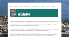 Desktop Screenshot of omearapublicaffairs.com